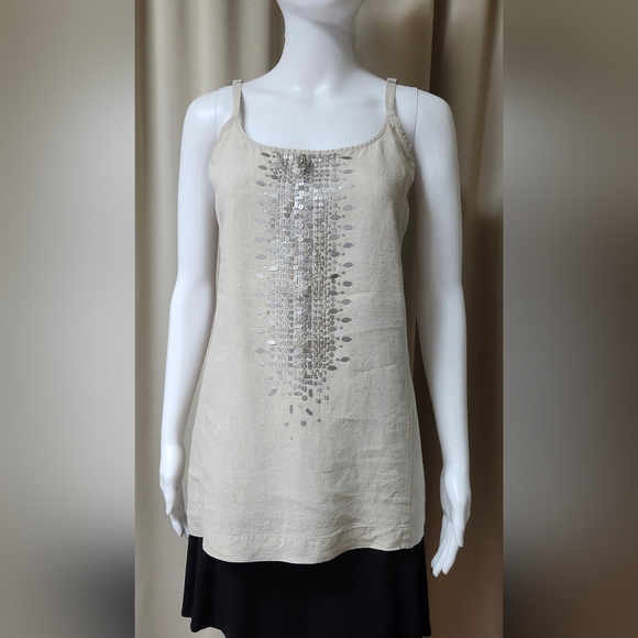 Eileen Fisher Linen Tank - Picture 1 of 5